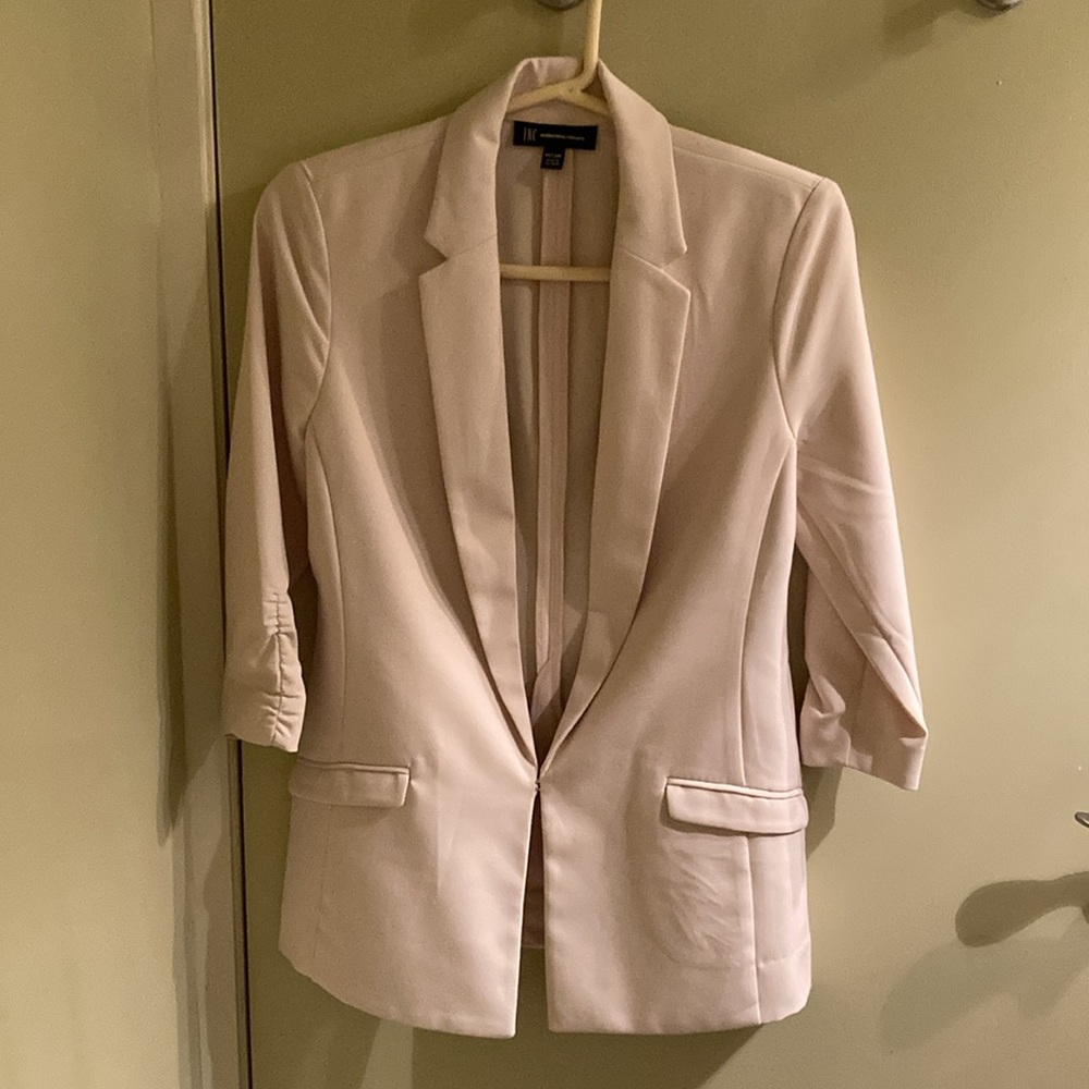 Structured Cream Blazer - Picture 1 of 3